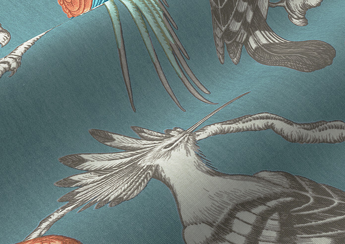 Aviary, Lagoon - Roman Blind - Image 4